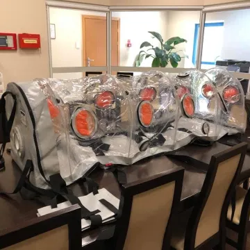 Komora izolacyjna w szpitalu w Radomsku