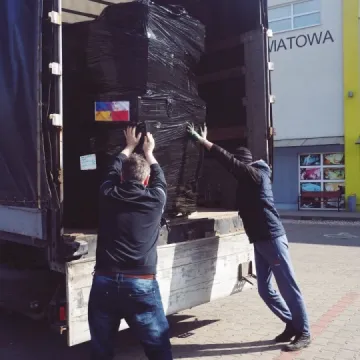 Drugi transport darów dotarł do Równego