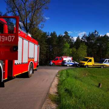 Wypadek na DK91 w gm. Kamieńsk. Cztery osoby ranne