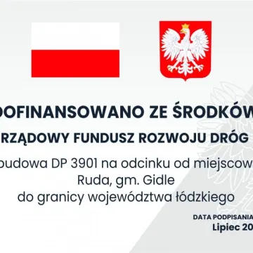 Przebudowana droga w gminie Gidle już służy kierowcom