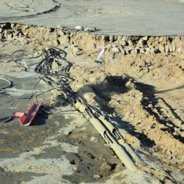 Prace przy budowie ronda na ul. Brzeźnickiej