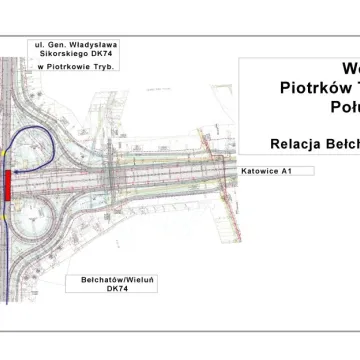 Zmiany na węzłach A1 w PiotrkowieTrybunalskim