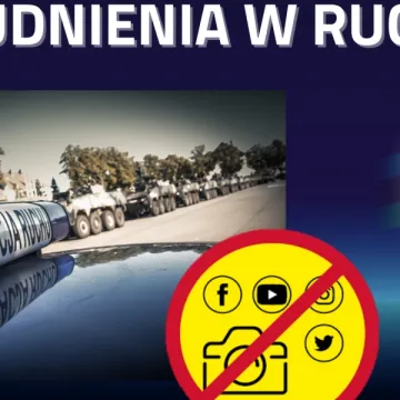 Wojskowe kolumny na drogach łódzkiego